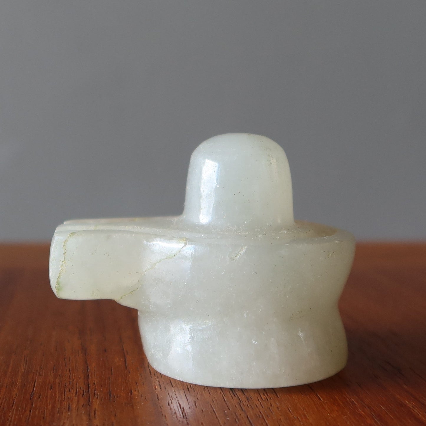 Green Aventurine Shivling Prosperity Pooja Light