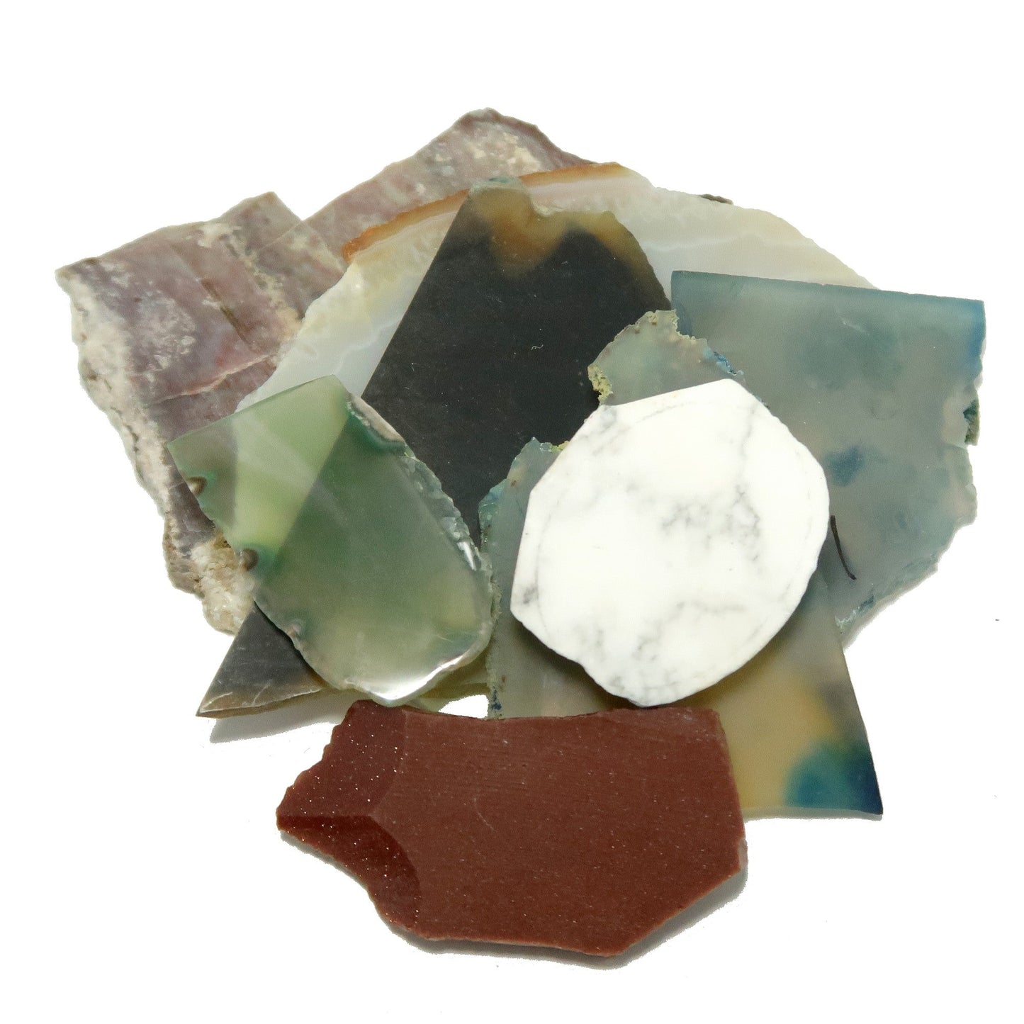 Crystal Charger Bundle Set of 8 Lapidary Slabs