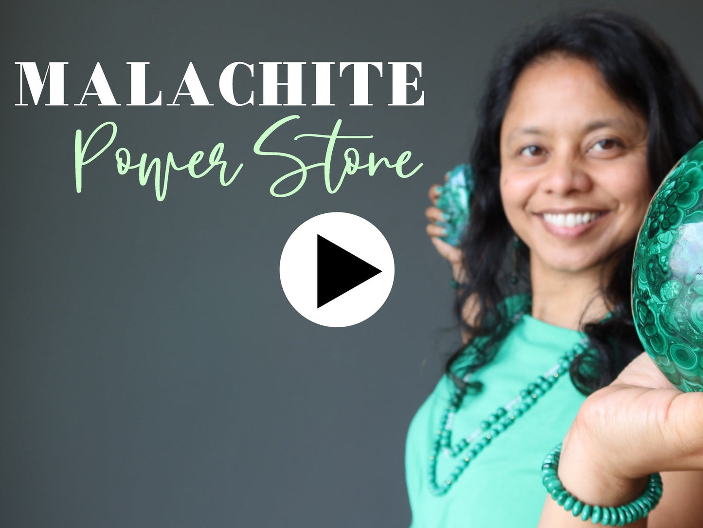 Malachite Mushroom Magic Rich Green Forest Crystal