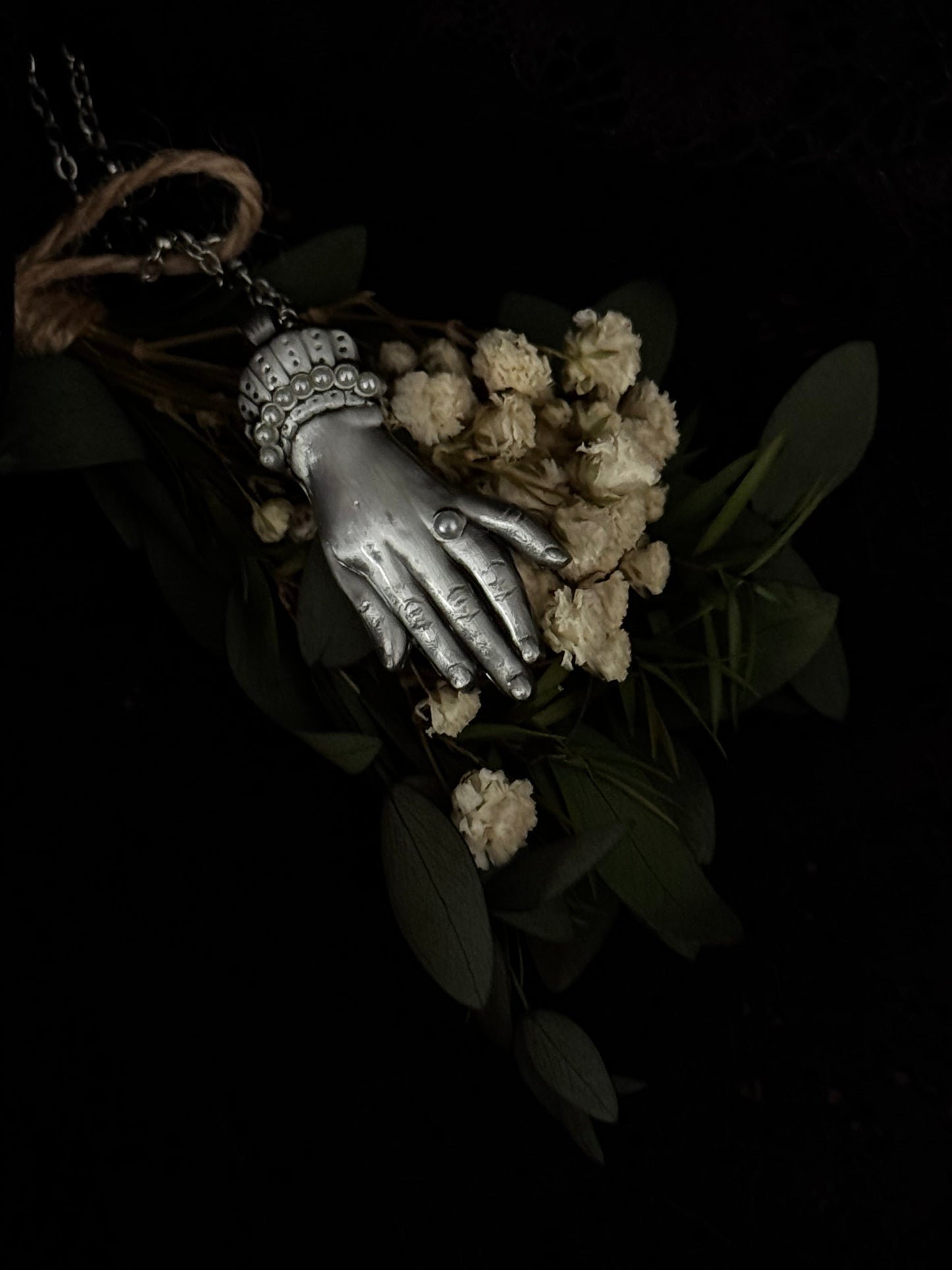 Victorian Hand necklace