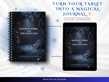 🌙 Shadow Work for Wild Witches: Embrace Your Dark Side with Sass & Sparkle- DIGITAL DOWNLOAD