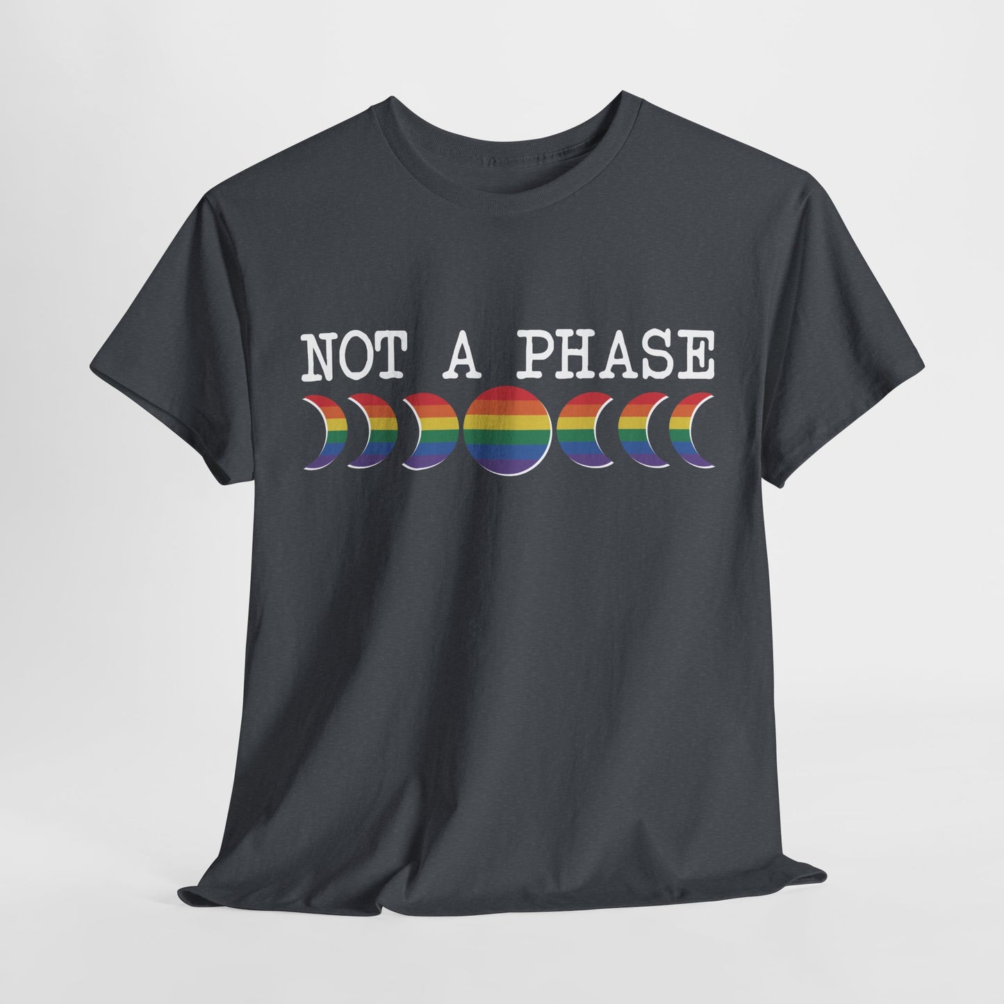 Not A Phase Moon Magic, LGBTQ Pride Shirt, Festival T-Shirt, Comfortable Casual Wear, Unisex Cotton Top