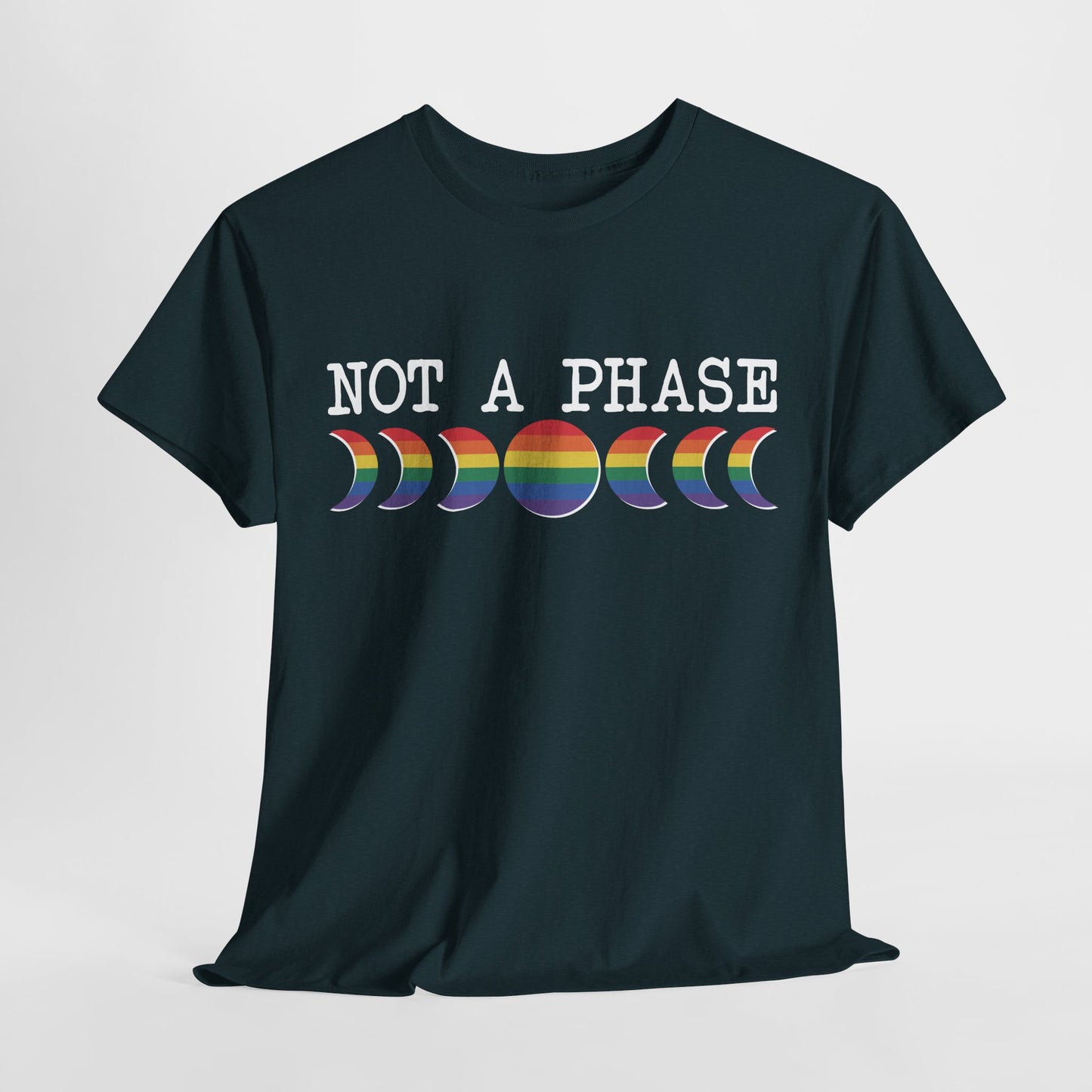 Not A Phase Moon Magic, LGBTQ Pride Shirt, Festival T-Shirt, Comfortable Casual Wear, Unisex Cotton Top