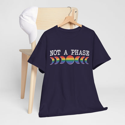 Not A Phase Moon Magic, LGBTQ Pride Shirt, Festival T-Shirt, Comfortable Casual Wear, Unisex Cotton Top