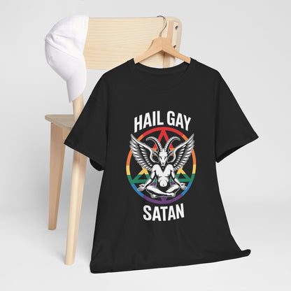 Hail Gay Satan Pride Unisex Cotton Top