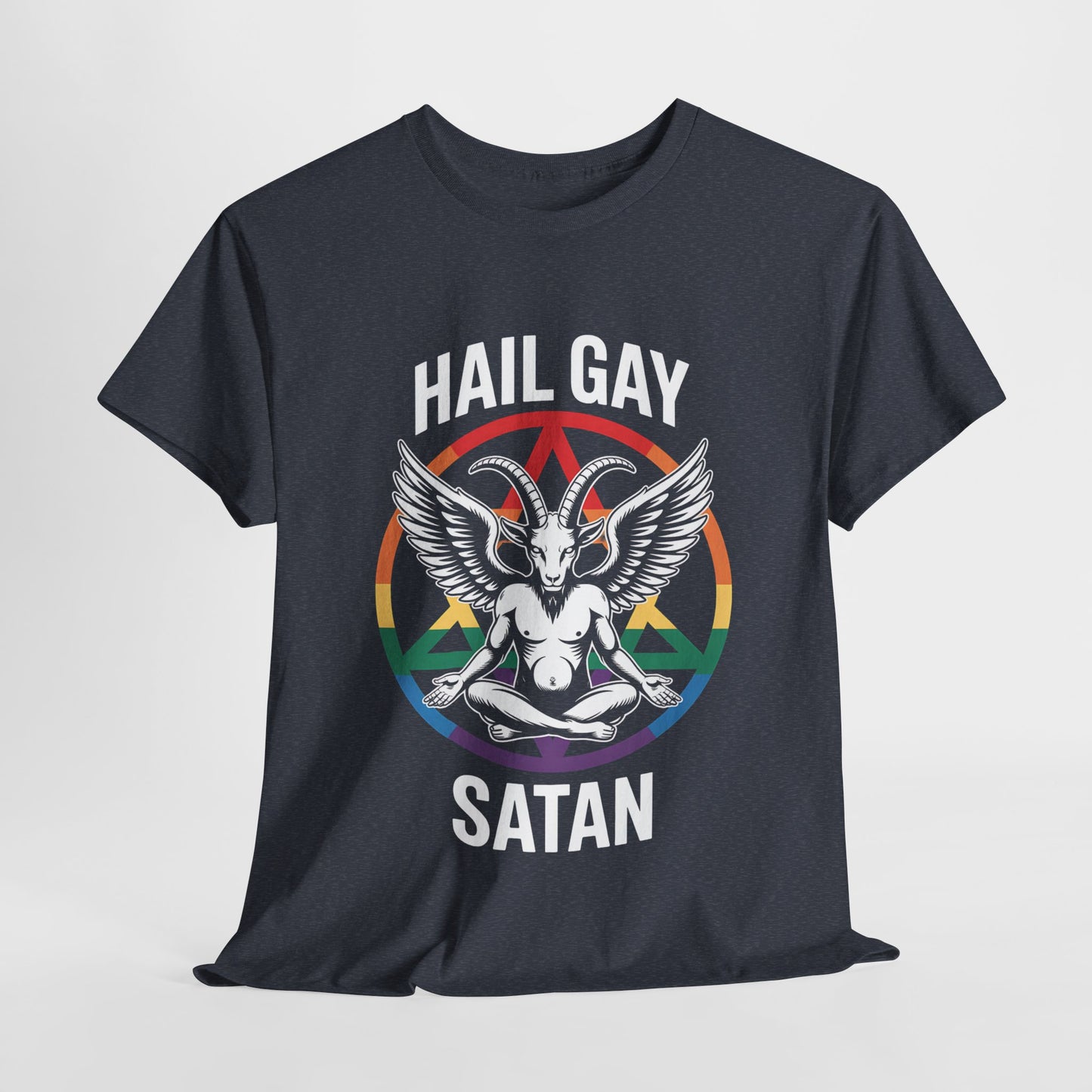 Hail Gay Satan Pride Unisex Cotton Top