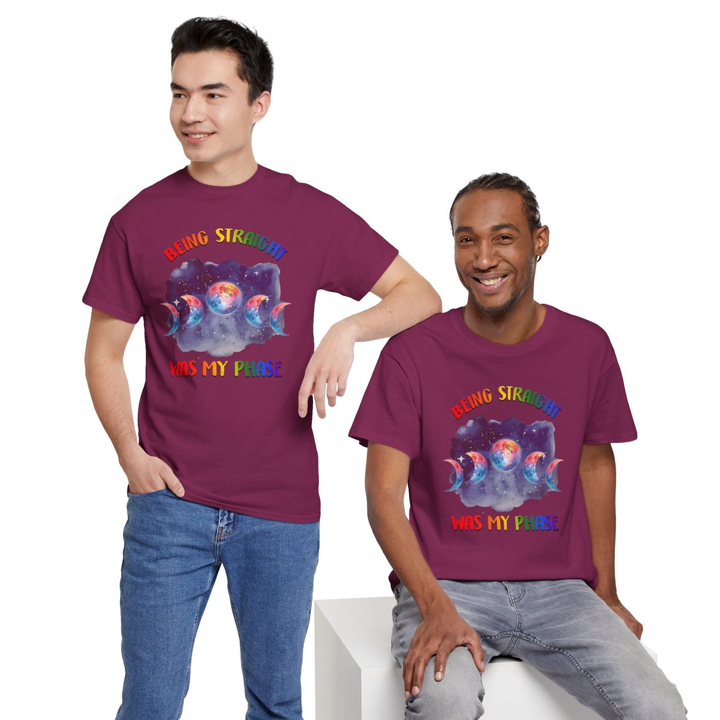 Cosmic Truth Moon Phases Unisex Cotton Top