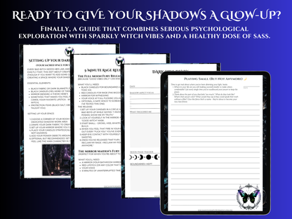 🌙 Shadow Work for Wild Witches: Embrace Your Dark Side with Sass & Sparkle- DIGITAL DOWNLOAD