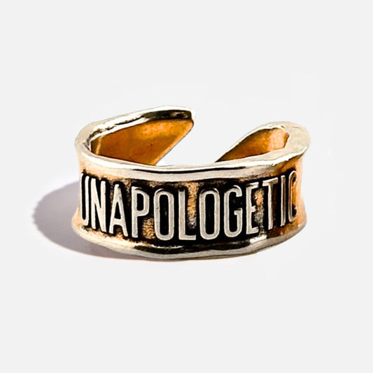 Unapologetic Remember Adjustable Ring