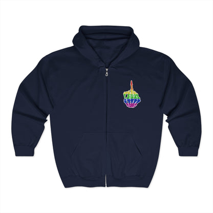 Rainbow Rebellion Skeleton Hand Unisex Hoodie