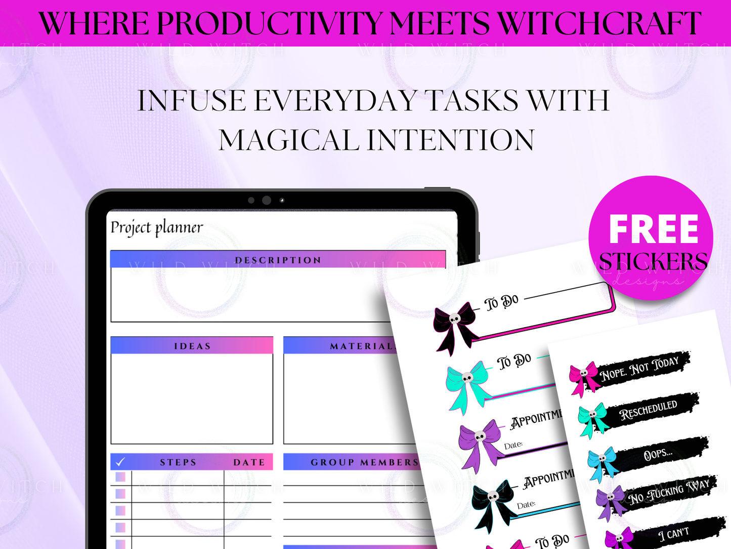 The Arcane Organizer: Productivity Planner Companion