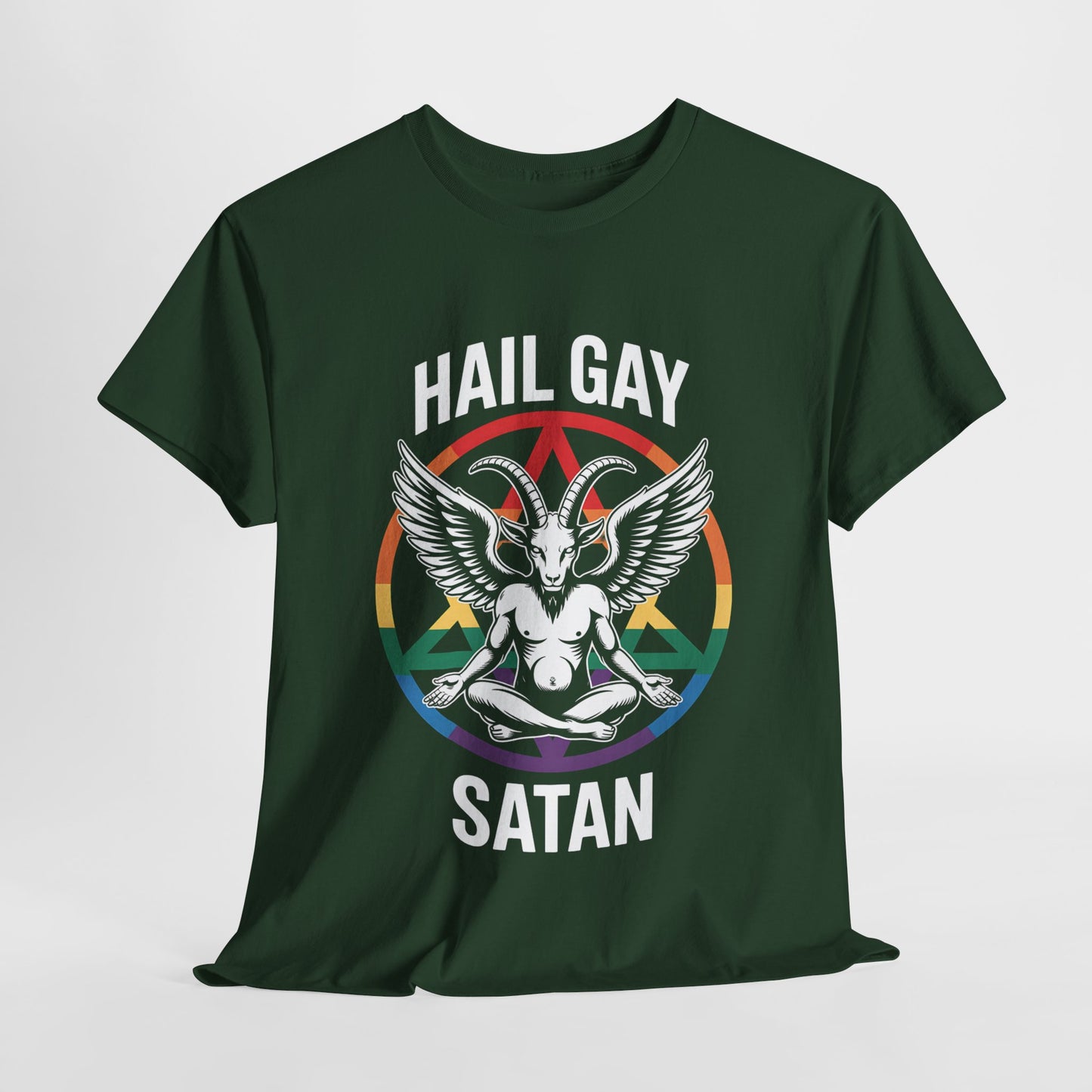 Hail Gay Satan Pride Unisex Cotton Top