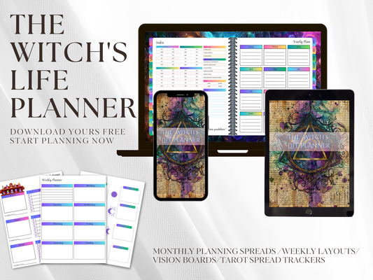 FREE Witch's Life Planner: Your Magical Year Starts Here!