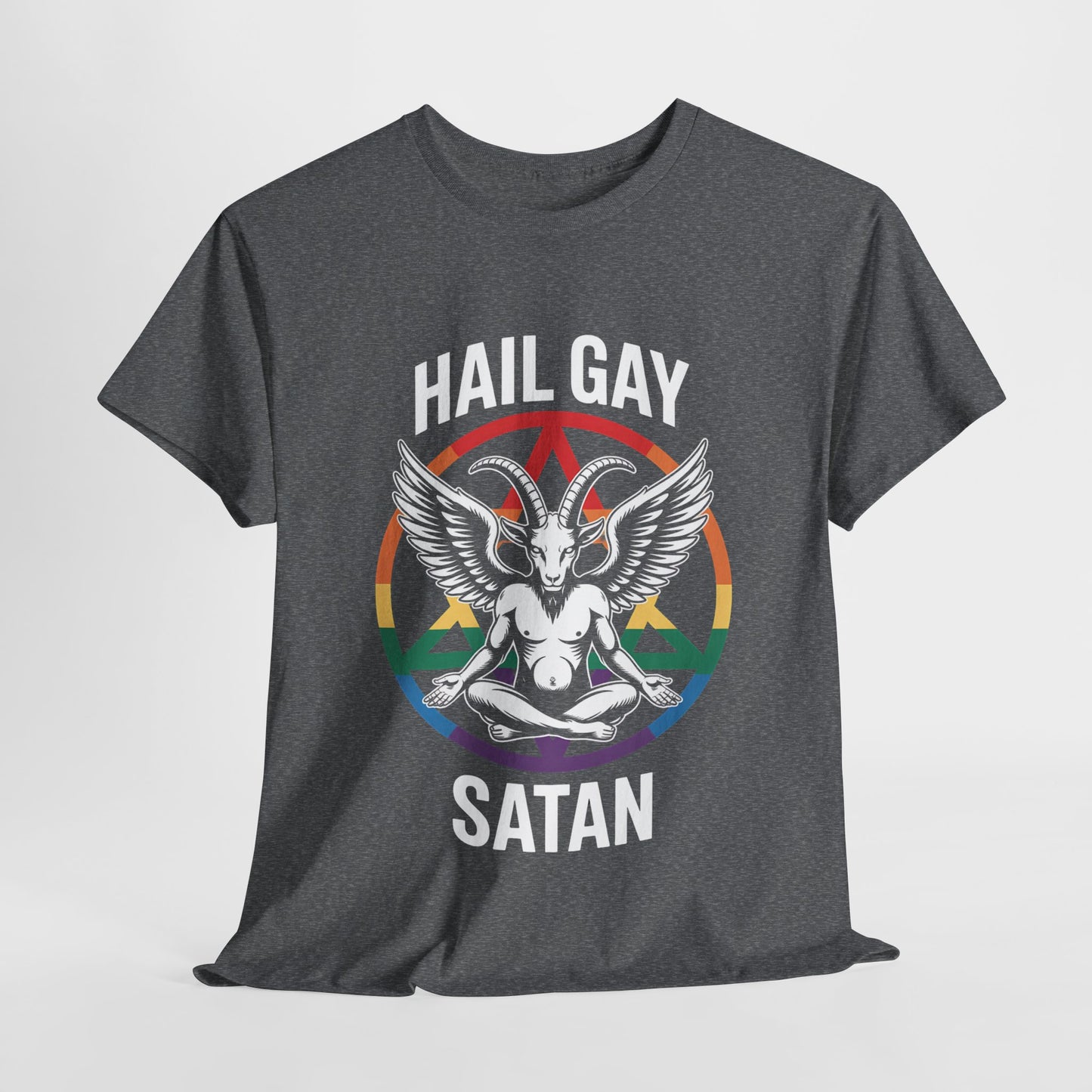 Hail Gay Satan Pride Unisex Cotton Top