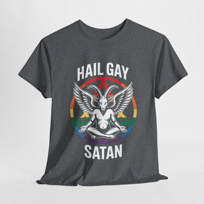 Hail Gay Satan Pride Unisex Cotton Top