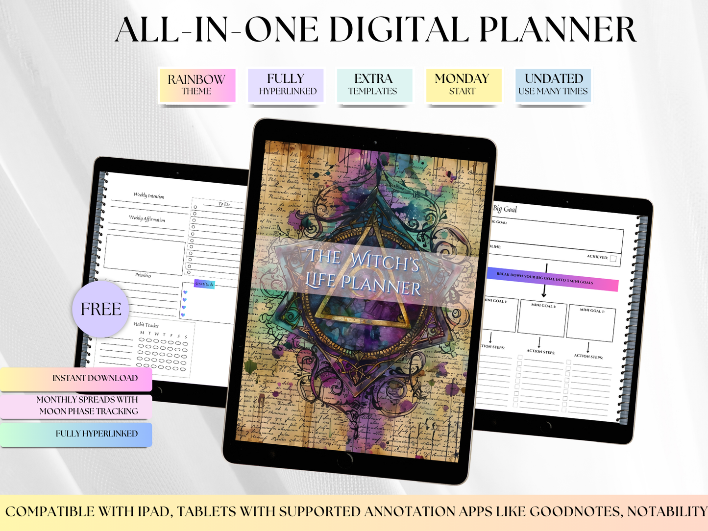 FREE Witch's Life Planner: Your Magical Year Starts Here!