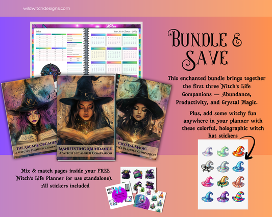 Witch’s Life Planner Companion Bundle