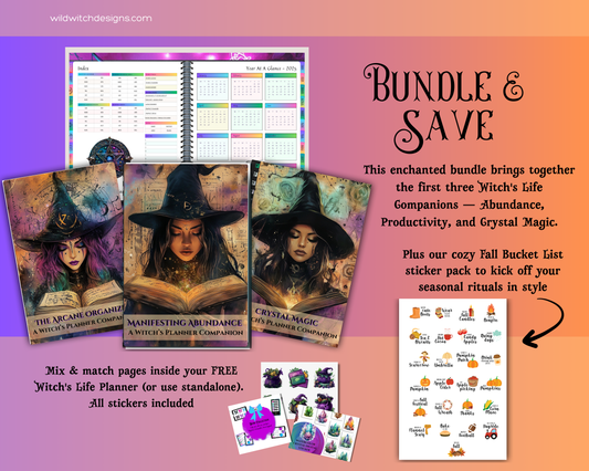 Witch’s Life Planner Companion Bundle