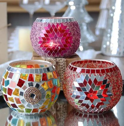 Mosaic Tea Light/Incense Decor