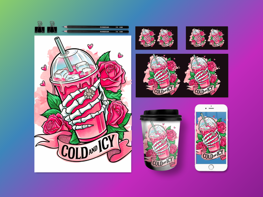 ❄️ Cold & Icy Digital Sticker ❄️