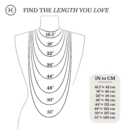 Light Crescent Moon Long Chain Necklace