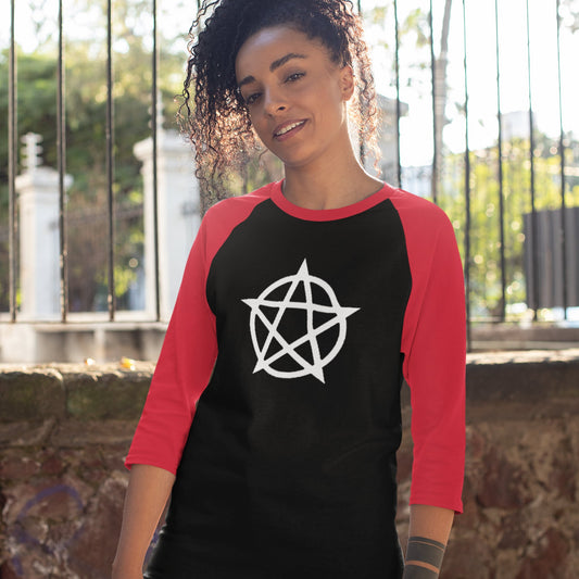 Pentacle Unisex Raglan 3/4 Sleeve Shirt