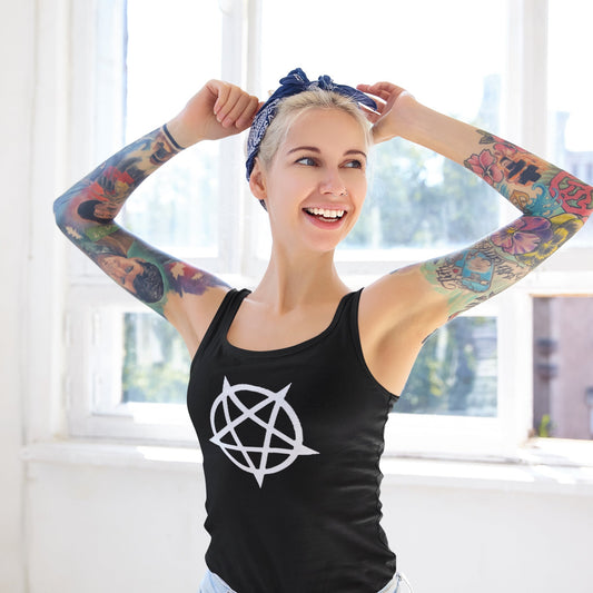 Pentagram Racerback Tank Top