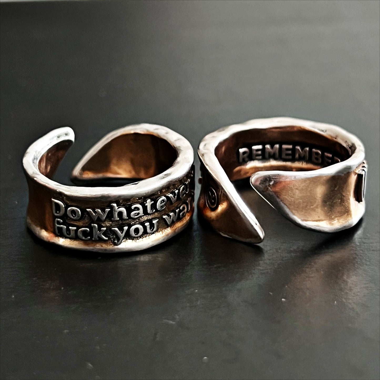 Do Whatever The F*ck You Want Remember Adjustable Ring