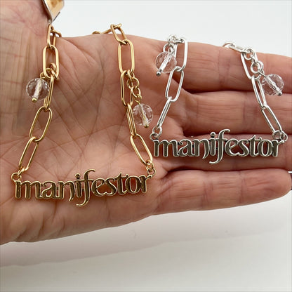 Manifestor Long Chain Necklace