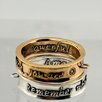 Remember Who the F*ck You Are (Amazing & Powerful) Ring Original Necklace