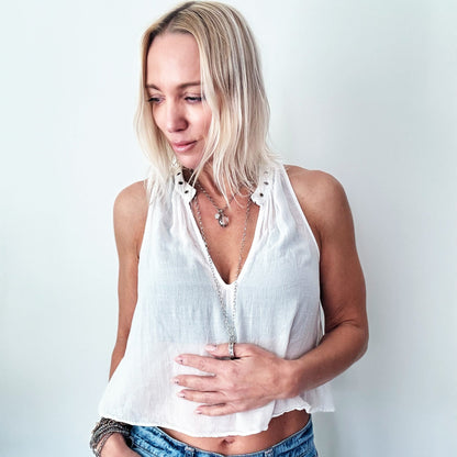 I Welcome Miracles Ring Original Necklace