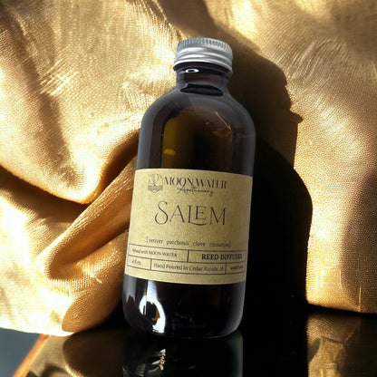 SALEM - REED DIFFUSER, REED DIFFUSER -- Vetiver, Clove, Patchouli & Cinnamon