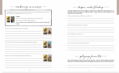 Decoding the Cards: A Tarot Workbook for Intuitive Exploration