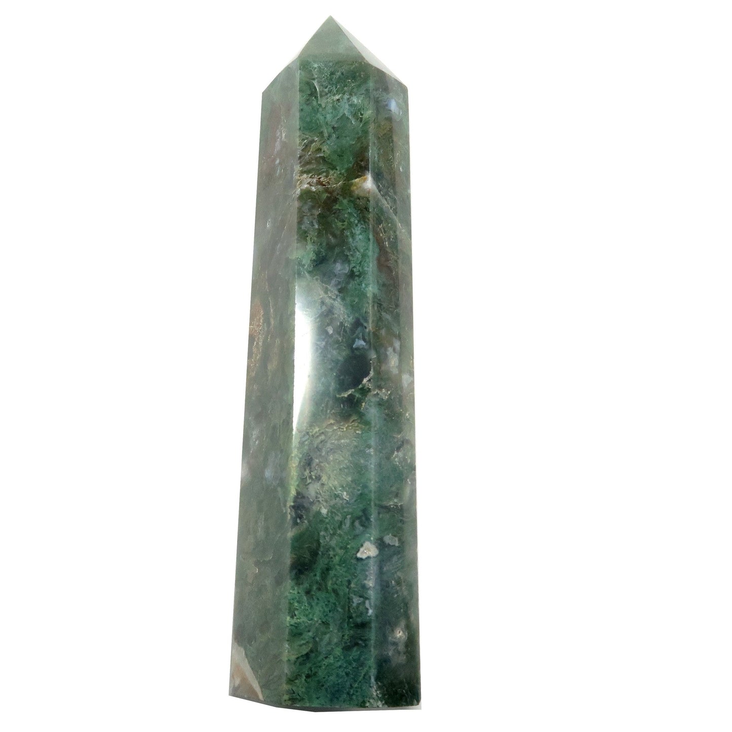 Moss Agate Tower Wand Witch of the Green Forest