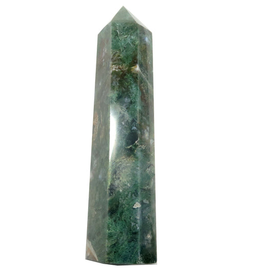 Moss Agate Tower Wand Witch of the Green Forest