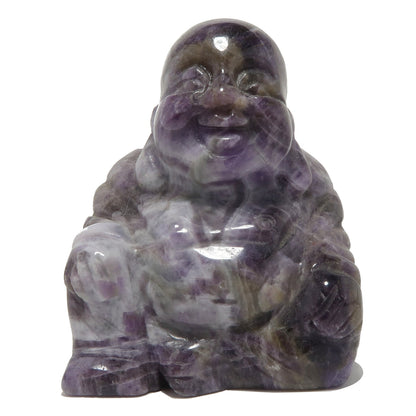 Amethyst Laughing Buddha Statue Enlightenment