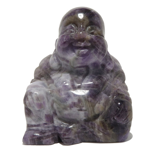 Amethyst Laughing Buddha Statue Enlightenment
