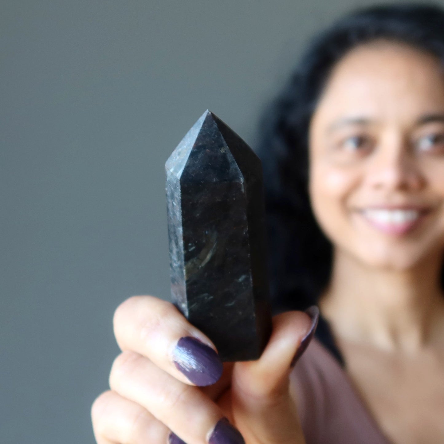 Arfvedsonite Tower Wand Wounded Warrior