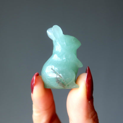 Green Aventurine Rabbit Bunny Life Adventure Animal