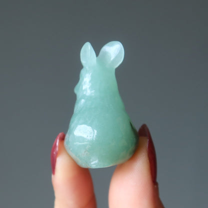 Green Aventurine Rabbit Bunny Life Adventure Animal