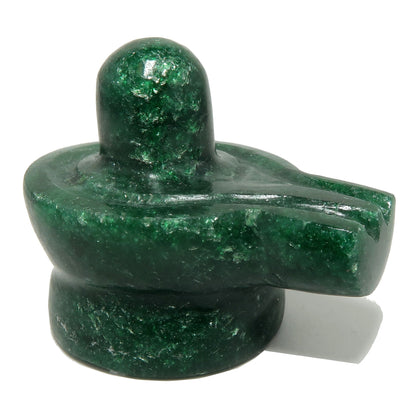 Green Aventurine Shivling Abundance Dark Crystal