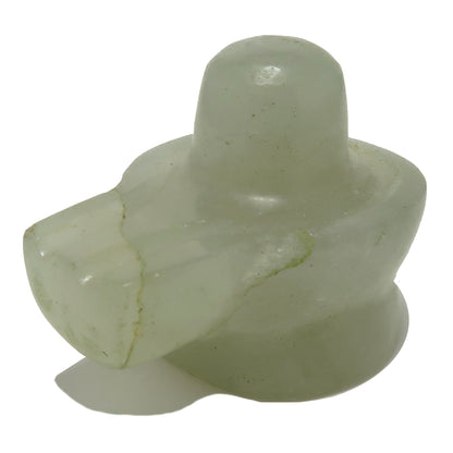 Green Aventurine Shivling Prosperity Pooja Light
