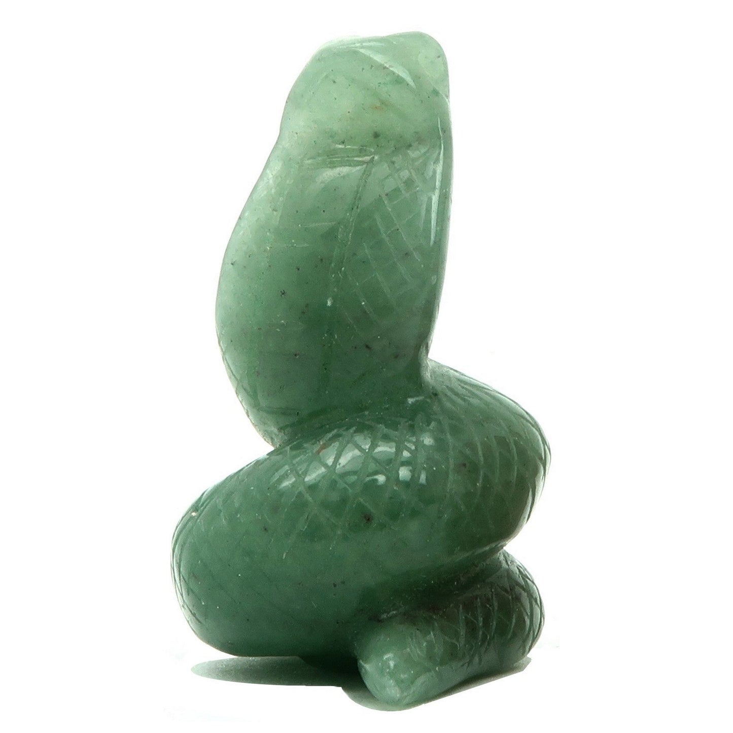 Green Aventurine Snake Coils of Cash Prosperity Serpent