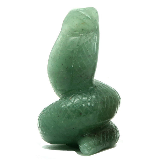 Green Aventurine Snake Coils of Cash Prosperity Serpent