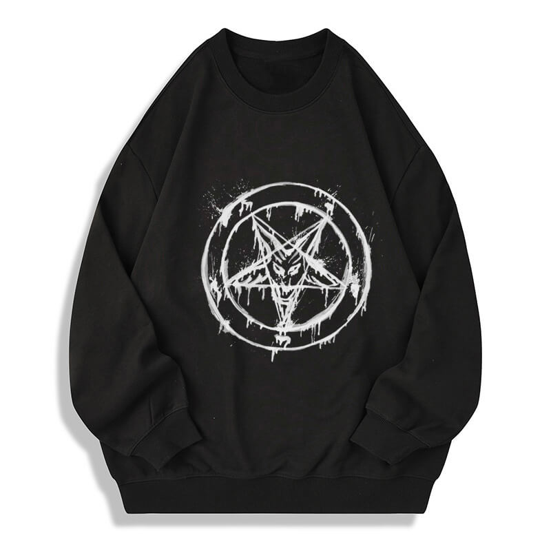 Sigil of Baphomet Cotton Satan Sweatshirt