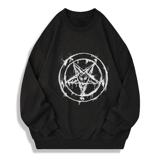 Sigil of Baphomet Cotton Satan Sweatshirt