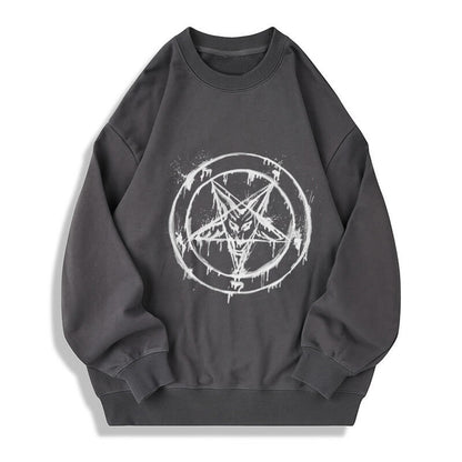 Sigil of Baphomet Cotton Satan Sweatshirt