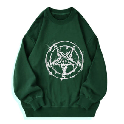 Sigil of Baphomet Cotton Satan Sweatshirt