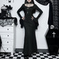 Black Polyester Mermaid Dress