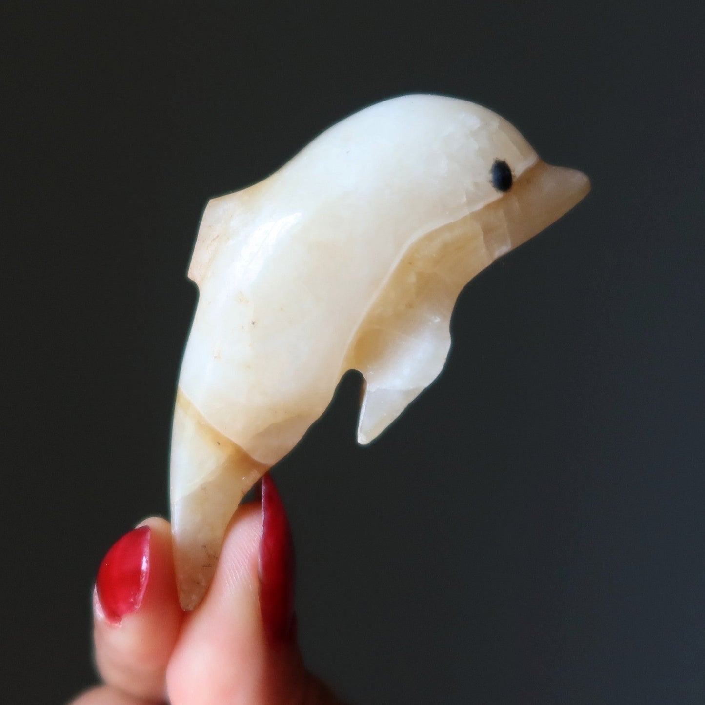 Yellow Calcite Dolphin Wounded Warrior